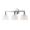 Maxim Lighting Hollow 3-Light 23" Wide Polished Chrome Vanity Light 11323CLPC - alternate 1